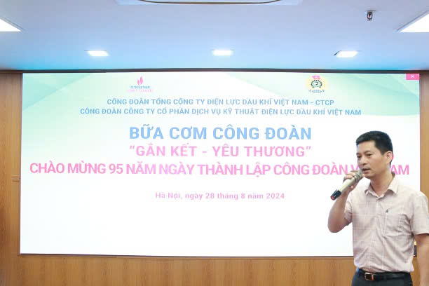 Công đoàn PV Power Services tổ chức “Bữa cơm Công đoàn” gắn kết đoàn viên, người lao động